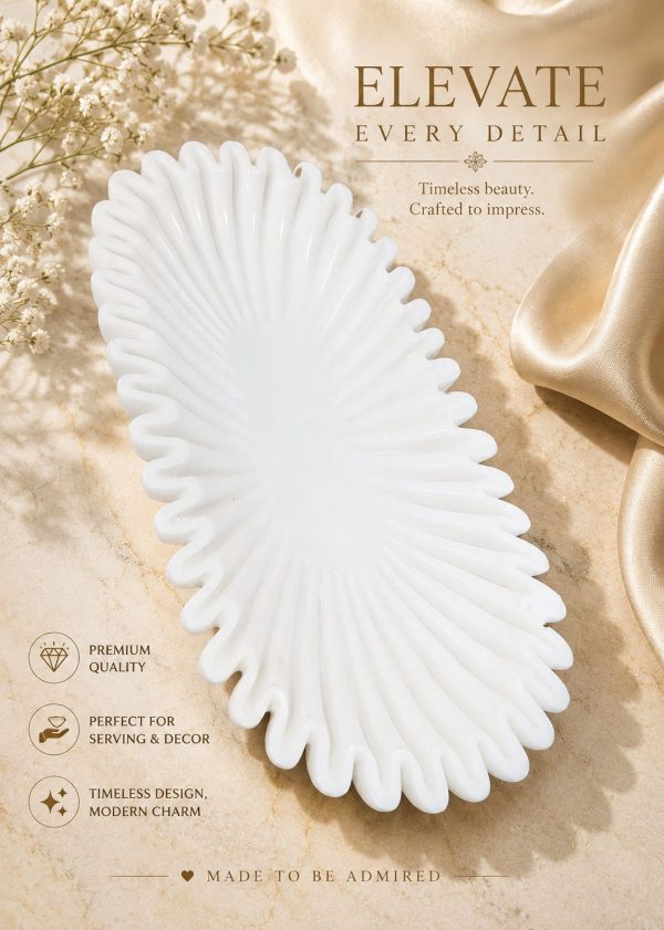 elevate Elevate - Marble Serving Tray