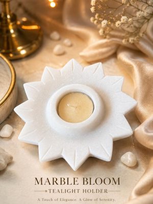 Marble Bloom - Tealight Holder