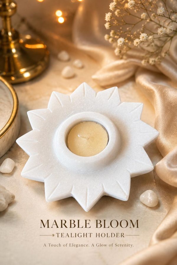 marble-bloom Marble Bloom - Tealight Holder