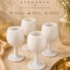 Marble Elegance - Wine Glasses